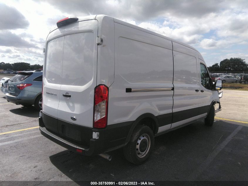 2022 FORD TRANSIT CARGO VAN VIN: 1FTBR1C80NKA44873