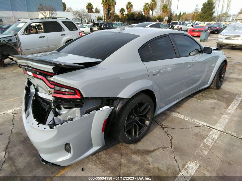 2022 DODGE CHARGER SCAT PACK WIDEBODY VIN: 2C3CDXGJ4NH204204