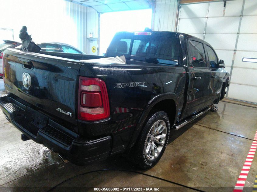 2021 RAM 1500 LARAMIE VIN: 1C6SRFJT6MN585998