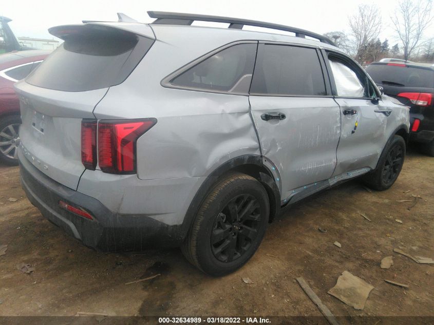 2022 KIA SORENTO X-LINE S VIN: 5XYRLDLC7NG096416