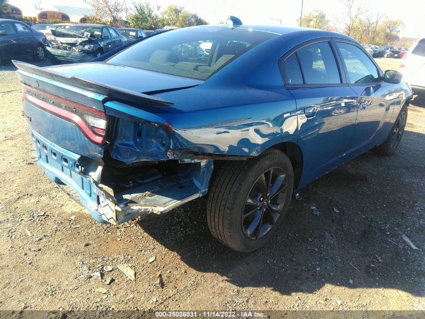 2021 DODGE CHARGER SXT VIN: 2C3CDXJG4MH609197