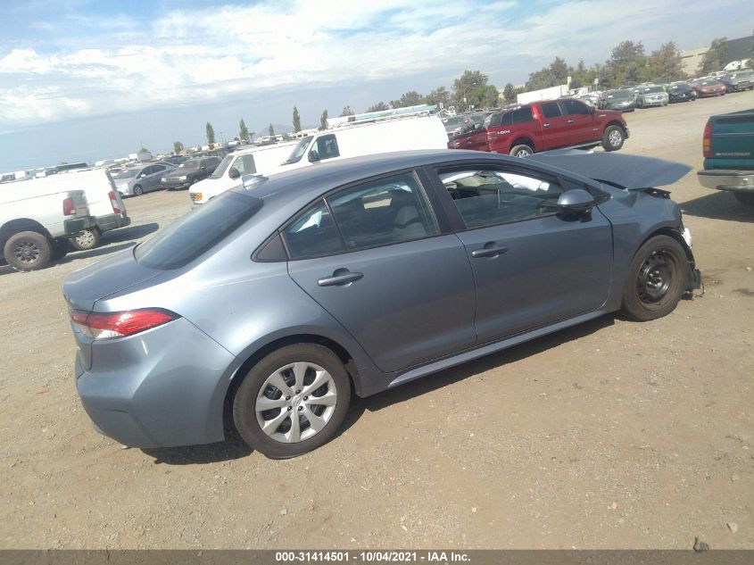 2021 TOYOTA COROLLA LE VIN: 5YFEPMAE1MP172956