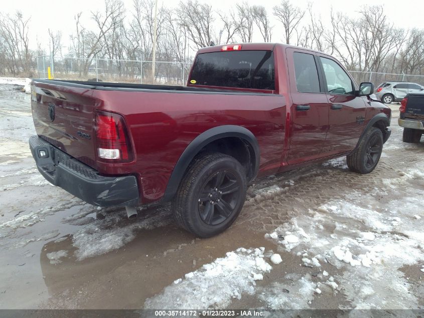 2021 RAM 1500 CLASSIC WARLOCK VIN: 1C6RR7GG6MS512193