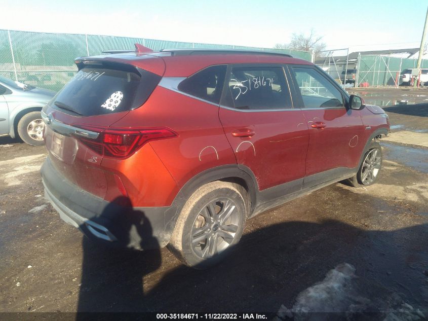 2021 KIA SELTOS S VIN: KNDEUCAA2M7156105