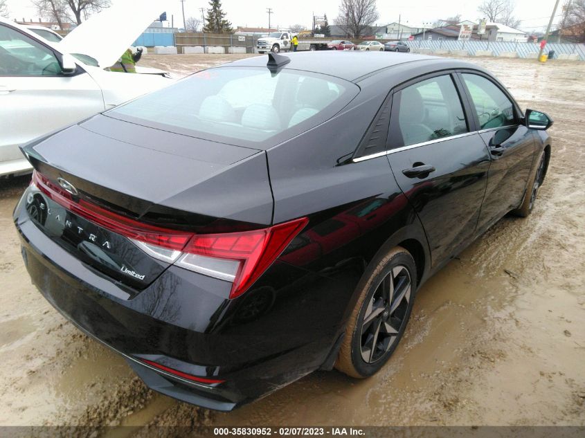 2023 HYUNDAI ELANTRA LIMITED VIN: 5NPLP4AG8PH090636