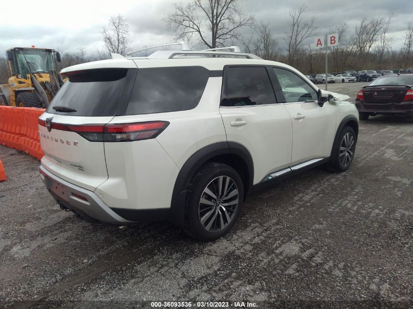 2022 NISSAN PATHFINDER PLATINUM VIN: 5N1DR3DK9NC207413