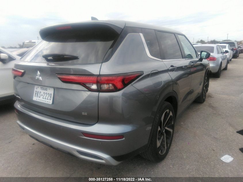 2022 MITSUBISHI OUTLANDER SE VIN: JA4J3UA83NZ038956