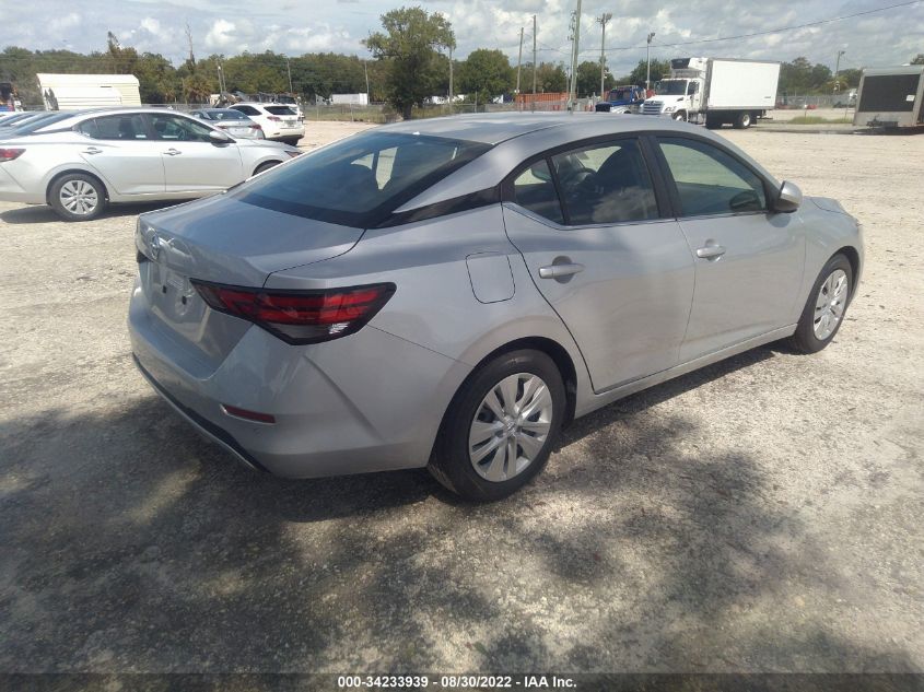 2022 NISSAN SENTRA S VIN: 3N1AB8BV0NY285871