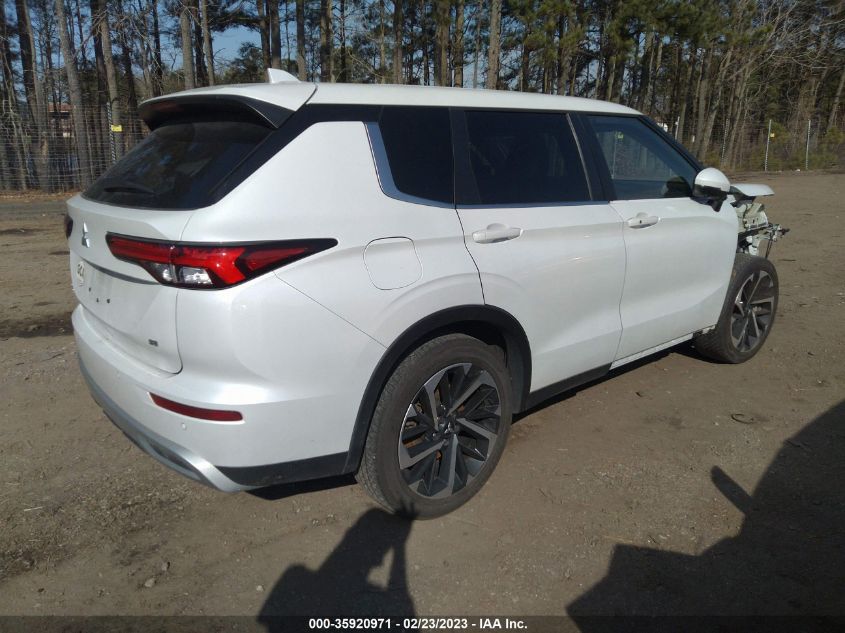 2022 MITSUBISHI OUTLANDER SE VIN: JA4J3UA86NZ010679