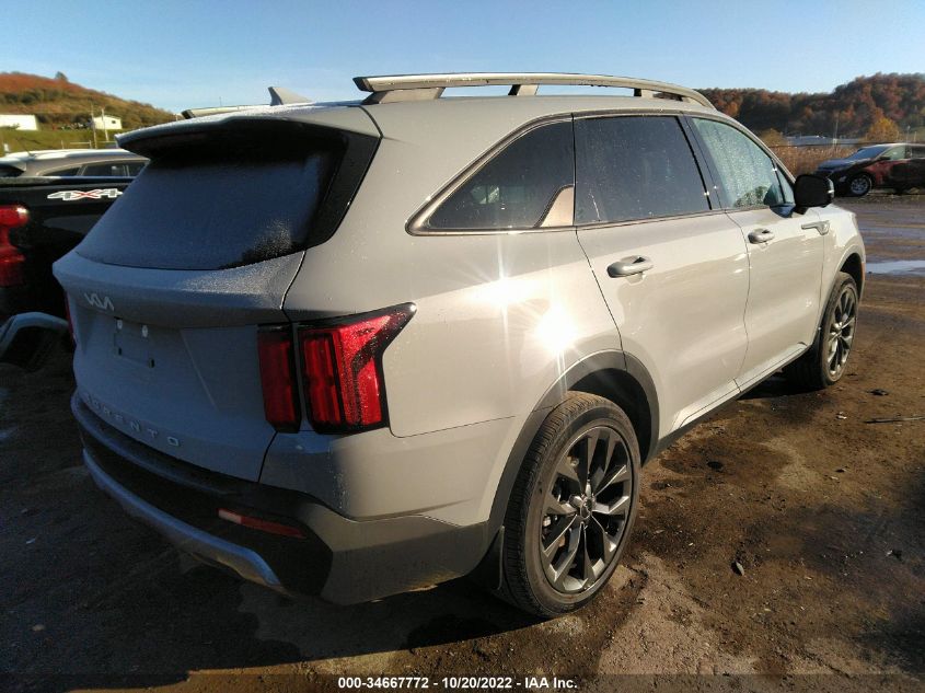 2022 KIA SORENTO X-LINE SX PRESTIGE VIN: 5XYRKDLF5NG110617