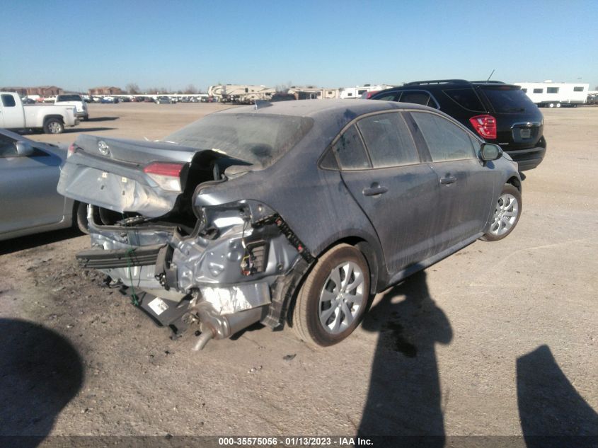 2022 TOYOTA COROLLA LE VIN: 5YFEPMAE2NP320727