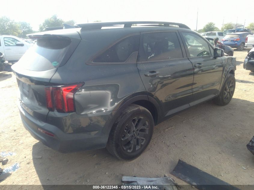 2022 KIA SORENTO X-LINE S VIN: 5XYRLDLC5NG138050