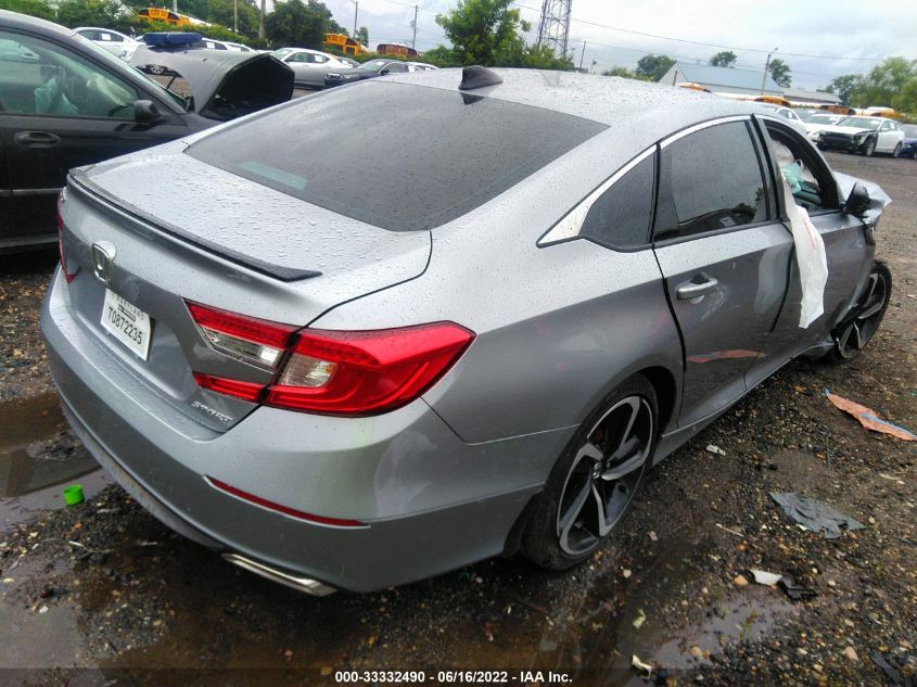 2022 HONDA ACCORD SEDAN SPORT VIN: 1HGCV1F39NA034267