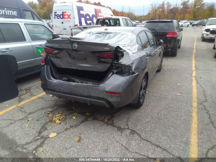 2022 NISSAN SENTRA SV VIN: 3N1AB8CV7NY214519