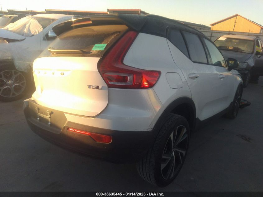 2021 VOLVO XC40 R-DESIGN VIN: YV4162UM2M2468007