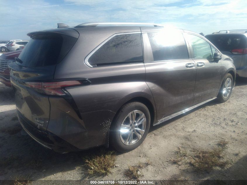 2022 TOYOTA SIENNA LIMITED VIN: 5TDZSKFC9NS053427