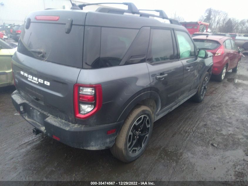 2021 FORD BRONCO SPORT OUTER BANKS VIN: 3FMCR9C64MRA45273