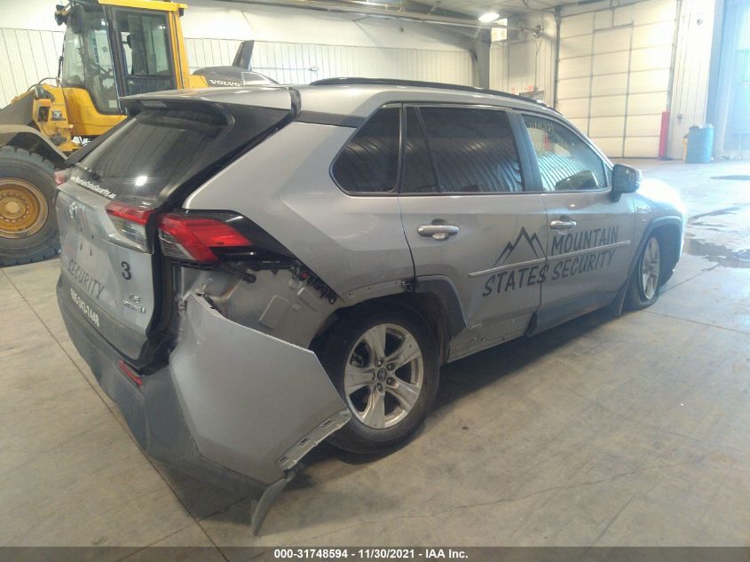 2021 TOYOTA RAV4 HYBRID LE VIN: 2T3M6RFV1MW004681