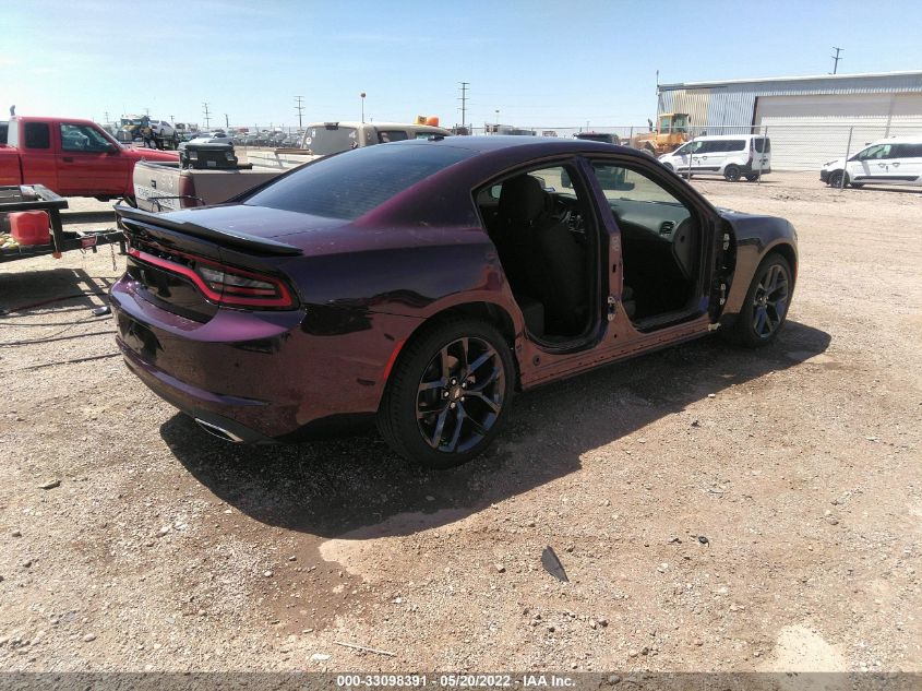 2021 DODGE CHARGER SXT VIN: 2C3CDXBG0MH682792