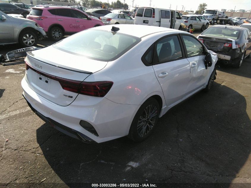 2022 KIA FORTE GT-LINE VIN: 3KPF54AD3NE438014