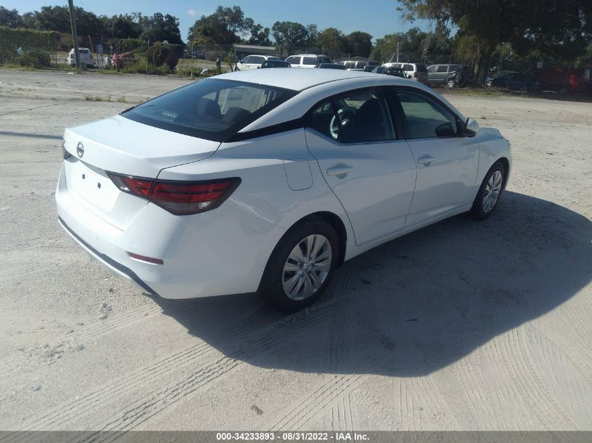2022 NISSAN SENTRA S VIN: 3N1AB8BV9NY286985