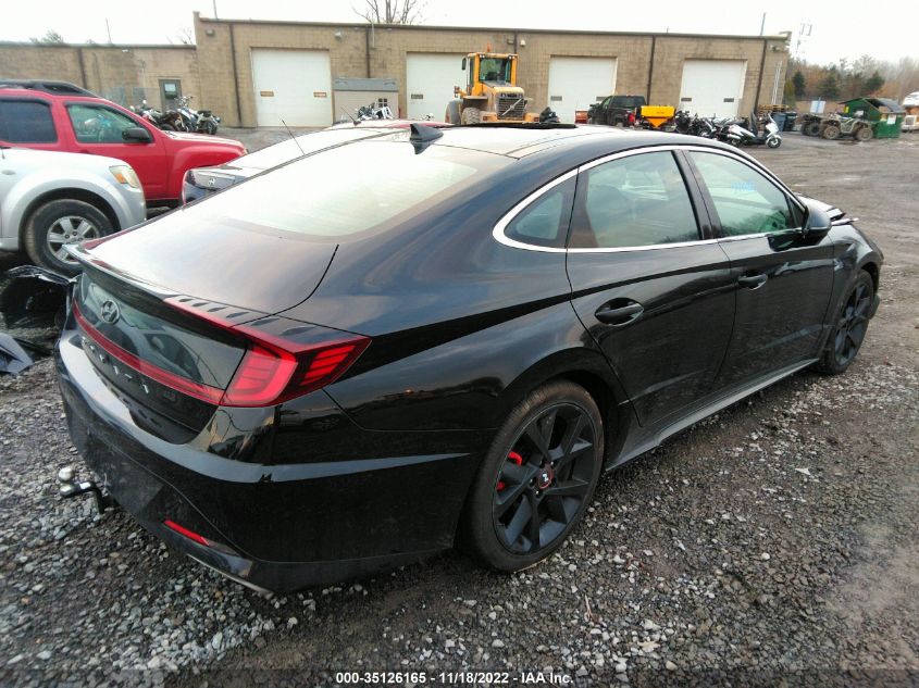 2022 HYUNDAI SONATA N LINE NIGHT EDITION VIN: 5NPEK4JCXNH146223