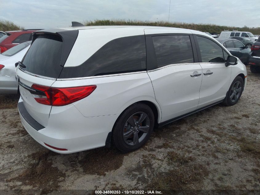 2022 HONDA ODYSSEY EX VIN: 5FNRL6H51NB049251