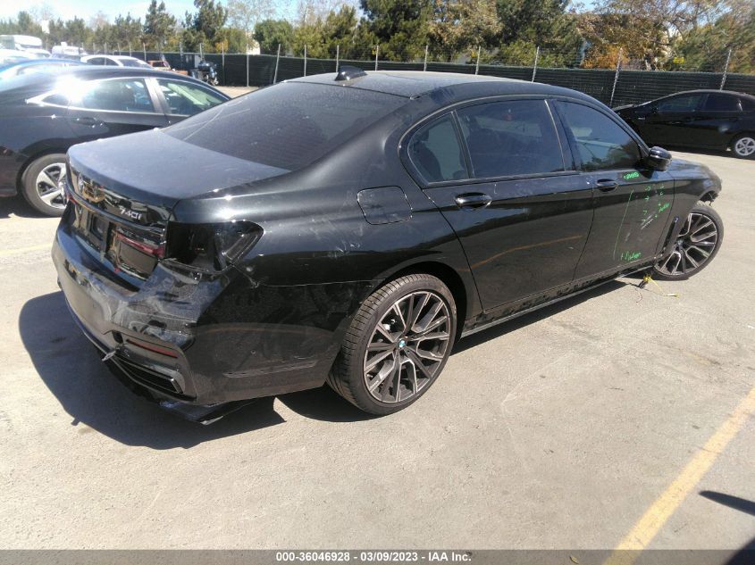2022 BMW 7 SERIES 740I VIN: WBA7T2C00NCJ49539