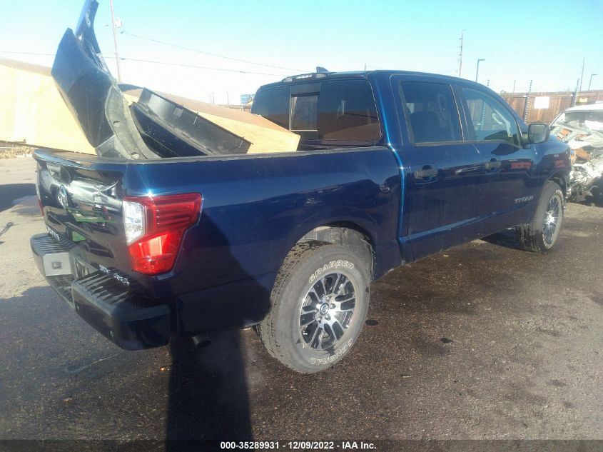 2022 NISSAN TITAN SV VIN: 1N6AA1EC5NN104081