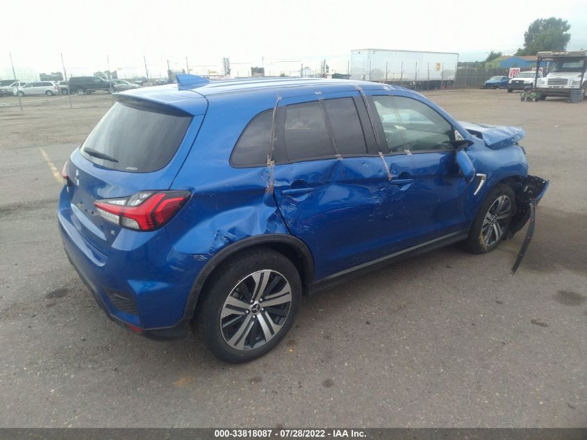 2021 MITSUBISHI OUTLANDER SPORT ES/SE/LE/BE VIN: JA4ARUAU8MU035932