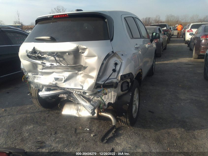 2022 CHEVROLET TRAX LS VIN: KL7CJNSM4NB544484