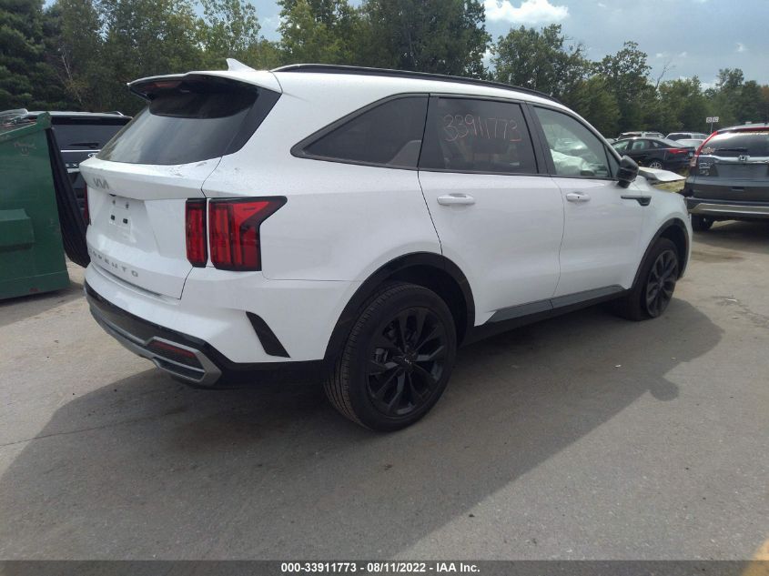 2022 KIA SORENTO SX VIN: 5XYRKDLF8NG086717