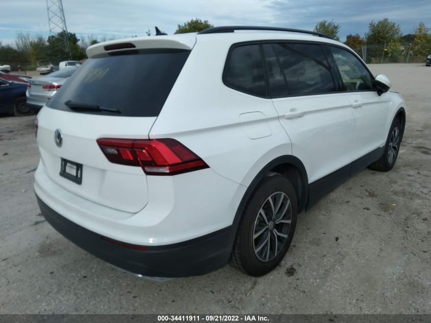2021 VOLKSWAGEN TIGUAN S VIN: 3VV1B7AX3MM045456
