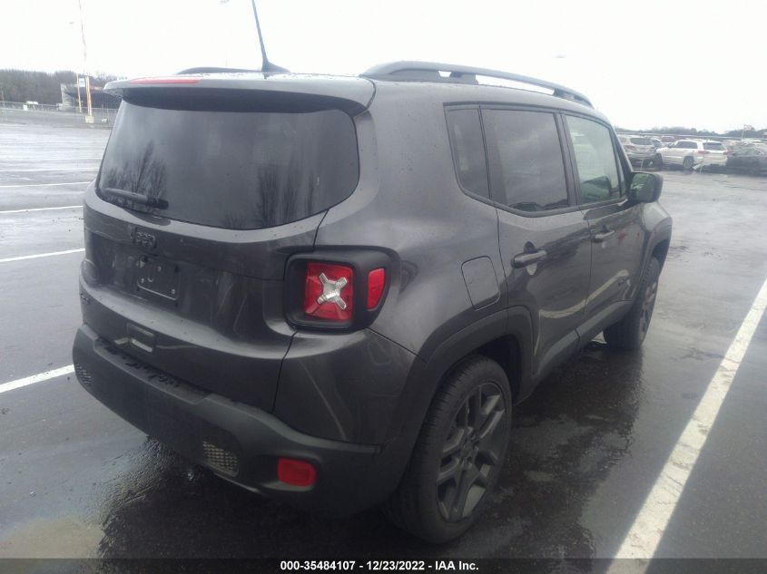 2021 JEEP RENEGADE 80TH ANNIVERSARY VIN: ZACNJDBB8MPN34353