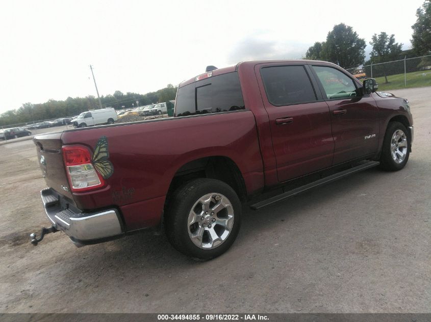 2021 RAM 1500 LONE STAR VIN: 1C6SRFFT3MN586194