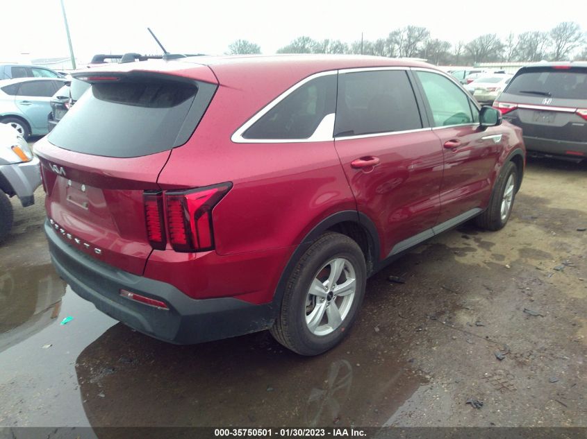 2022 KIA SORENTO LX VIN: 5XYRG4LCXNG110426