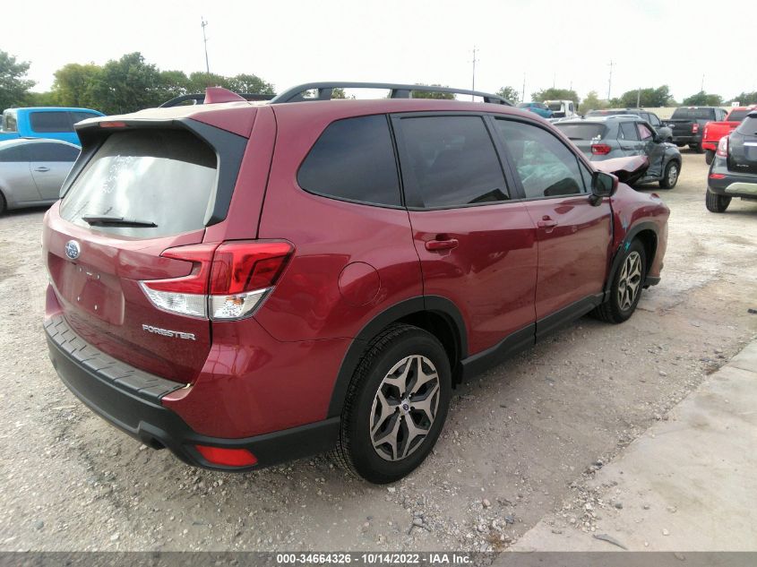 2022 SUBARU FORESTER PREMIUM VIN: JF2SKAEC9NH491559