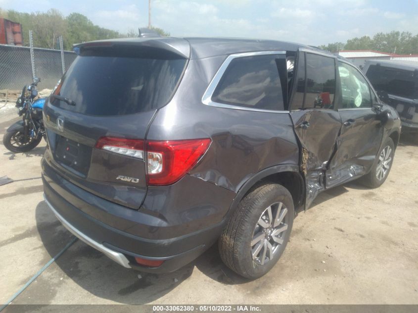 2022 HONDA PILOT EX-L VIN: 5FNYF6H51NB022747