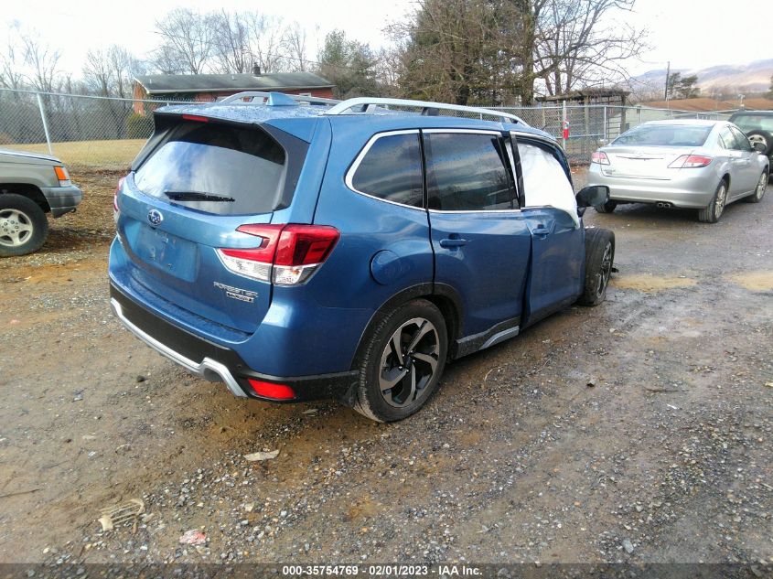 2022 SUBARU FORESTER TOURING VIN: JF2SKARC9NH511500