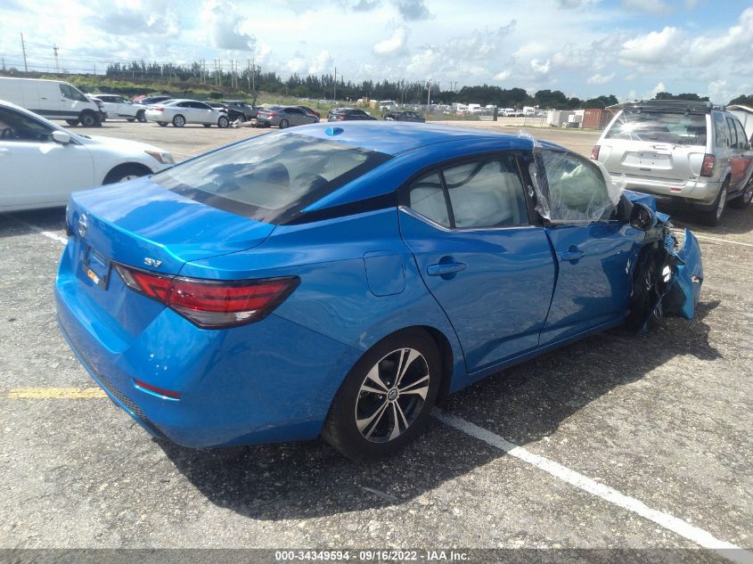 2021 NISSAN SENTRA SV VIN: 3N1AB8CVXMY218255