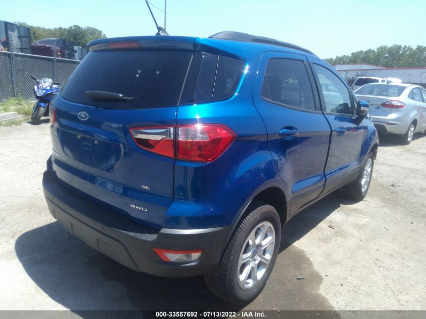 2021 FORD ECOSPORT SE VIN: MAJ6S3GL3MC410615