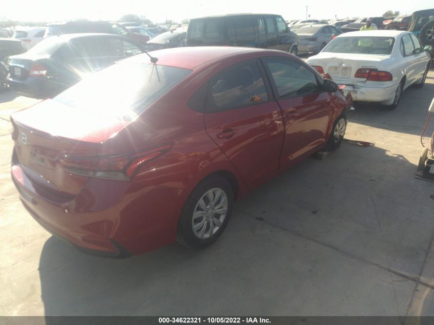 2022 HYUNDAI ACCENT SE VIN: 3KPC24A65NE154493