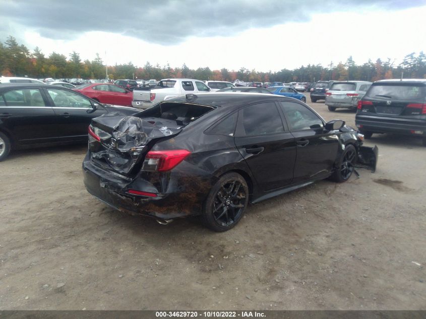 2022 HONDA CIVIC SEDAN SPORT VIN: 2HGFE2F59NH589547