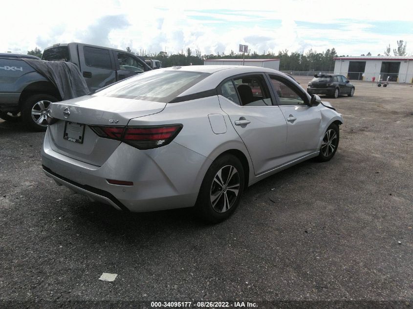 2021 NISSAN SENTRA SV VIN: 3N1AB8CV7MY246823