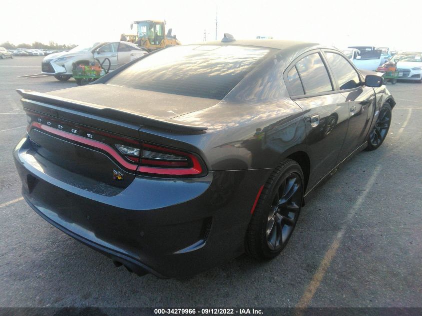 2022 DODGE CHARGER SCAT PACK VIN: 2C3CDXGJ9NH187285