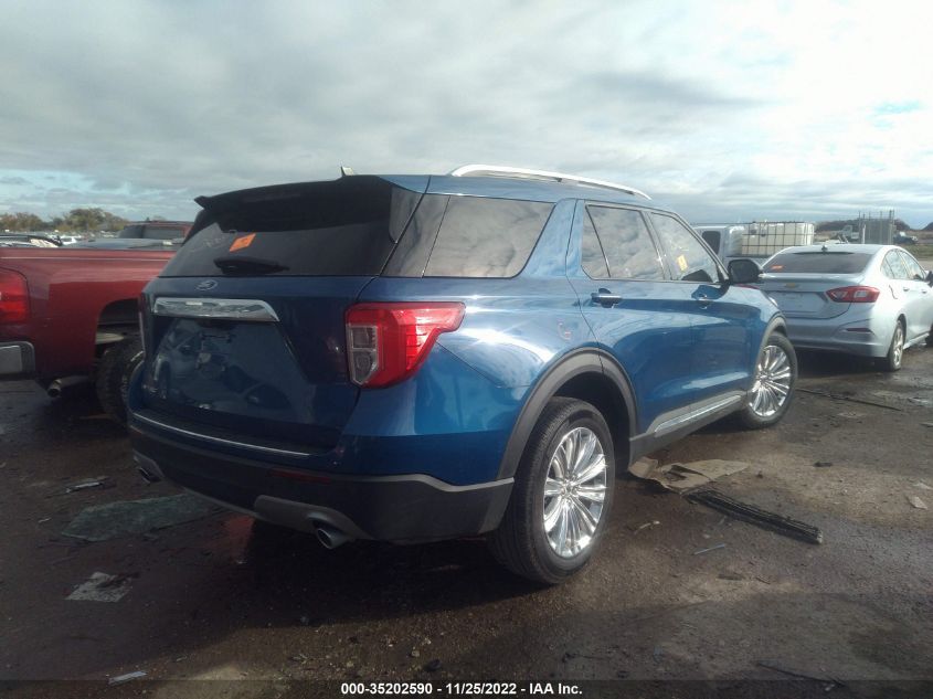 2021 FORD EXPLORER LIMITED VIN: 1FMSK7FH1MGA15544
