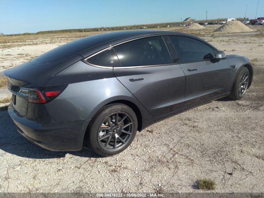 2022 TESLA MODEL 3 LONG RANGE VIN: 5YJ3E1EB8NF266146