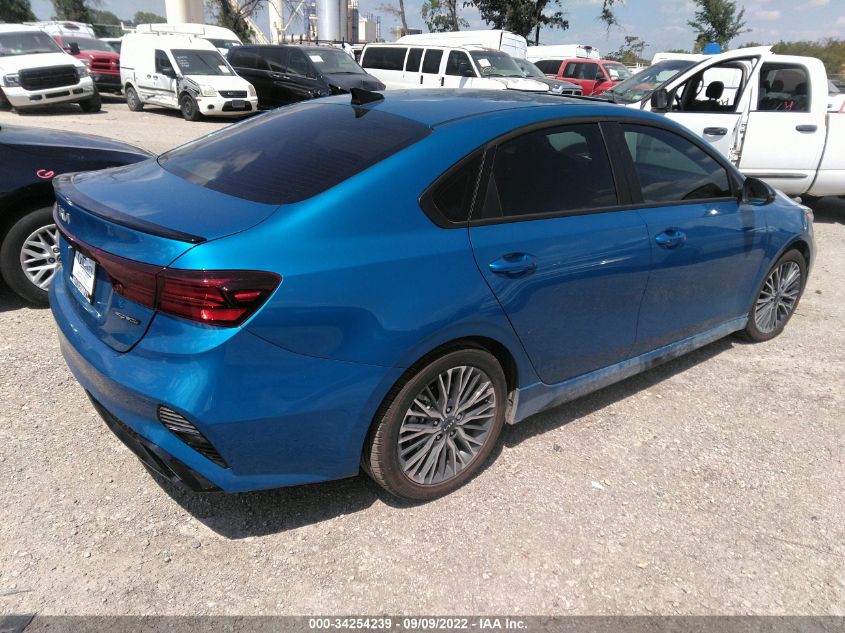 2022 KIA FORTE GT-LINE VIN: 3KPF54AD6NE508797