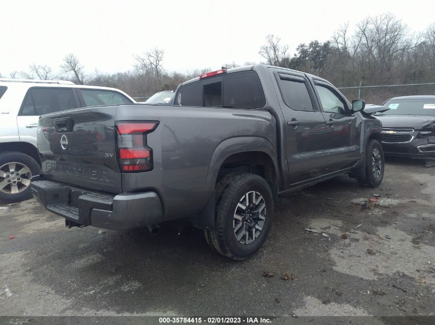 2022 NISSAN FRONTIER SV VIN: 1N6ED1EJ8NN675815