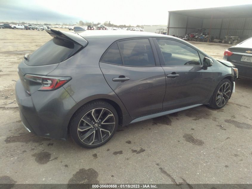 2022 TOYOTA COROLLA HATCHBACK XSE VIN: JTNA4MBE5N3147621